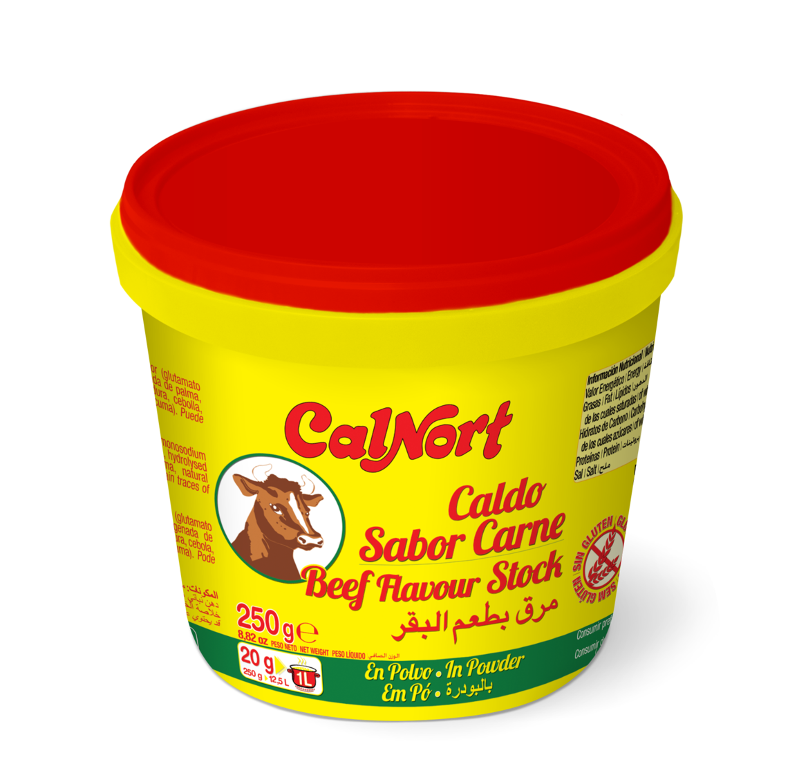 CALDO DE CARNE CALNORT 250G