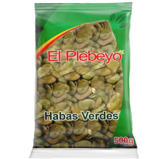 HABAS VERDES CONG. 500GR EL PLEBEYO