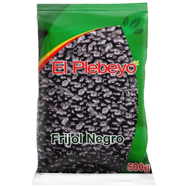 FREJOL NEGRO SECO EL PLEBEYO 500G