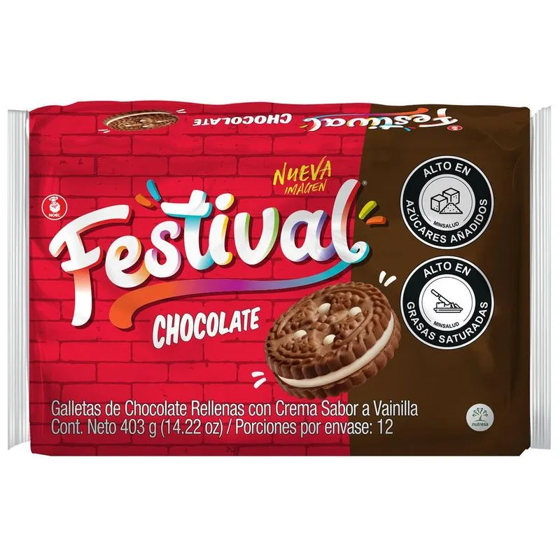 GALLETAS FESTIVAL CHOCOLATE