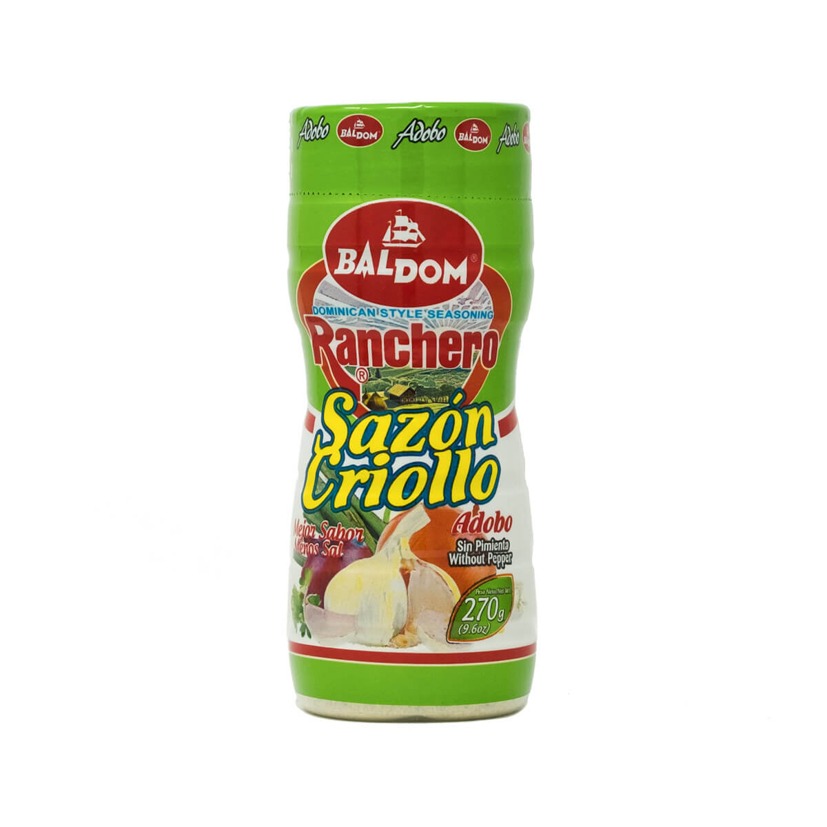 SAZON RANCHERO SIN PIMIENTA T. VERDE 270GR