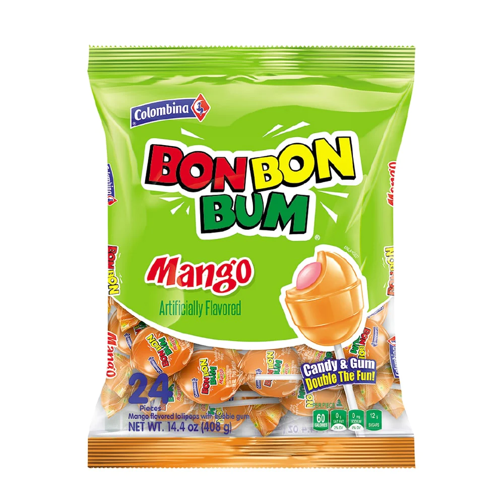BON BON BUM MANGO X 24 UNITA