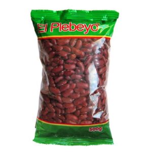 FREJOL ROJO SECO 500GR PLEBEYO