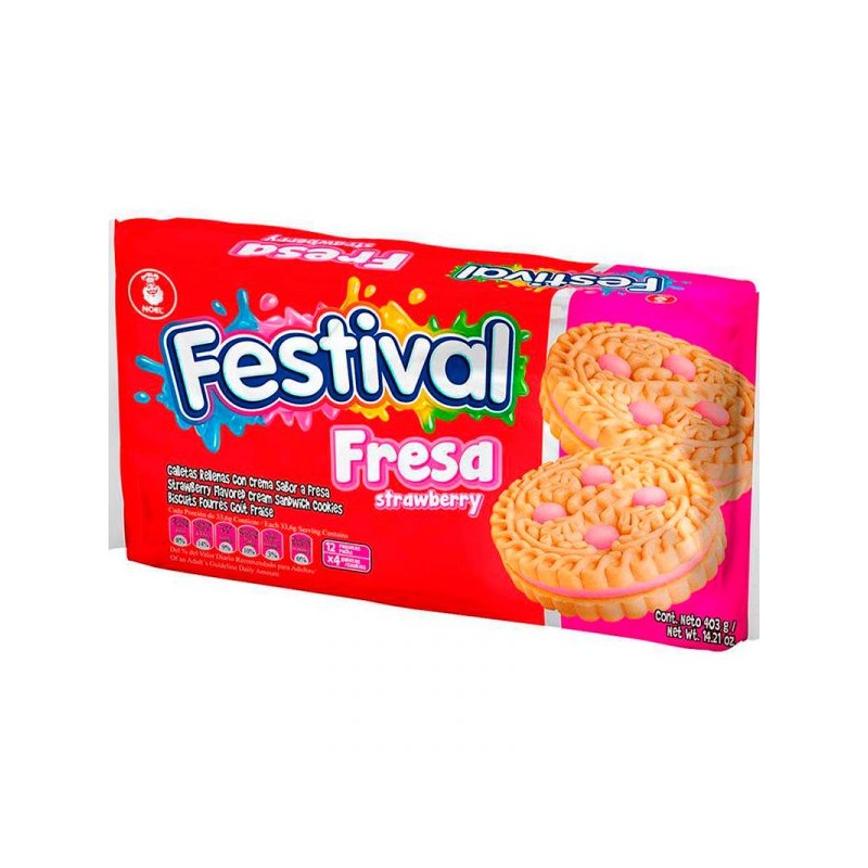 GALLETAS FESTIVAL FRESA