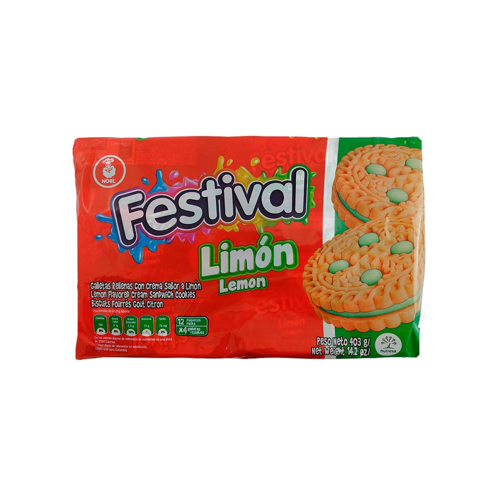 GALLETAS FESTIVAL LIMON 403GR
