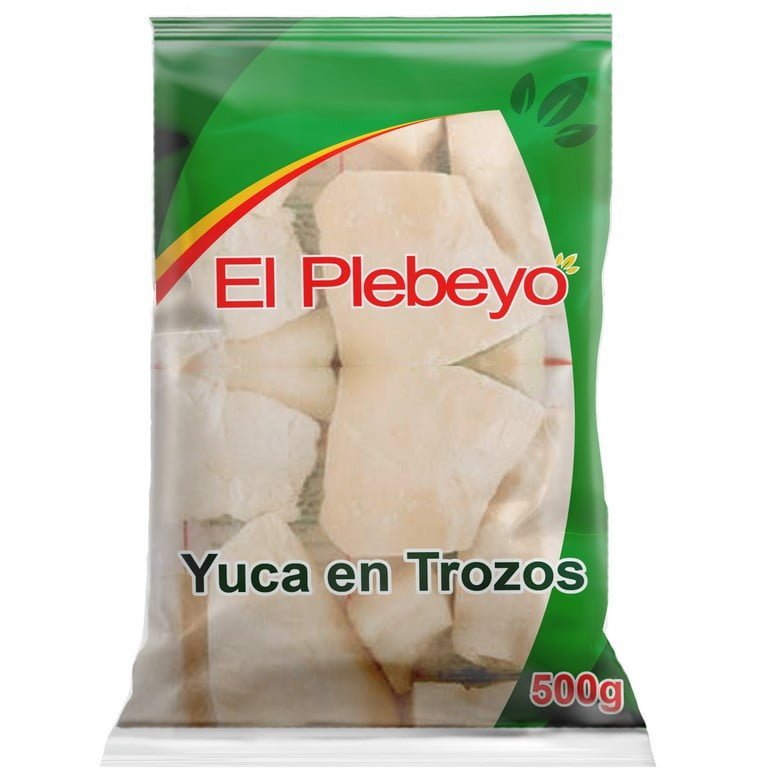 YUCA EN TROZOS 500GR PLEBEYO