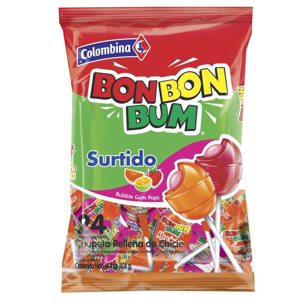 BON BON BUM SURTIDO X 24 UNITA